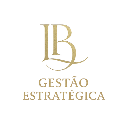 Logo Vertical empresa l LB - Gestão Estratégica com Meta Ads e Google Ads, Facebook Ads, Gestão de Trafégo Pago,